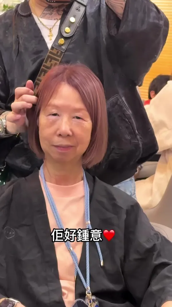 ##FamilyLove ##ColorWashAndCoverGrayTrendSystem ##TsuenWanHairstylist 髮型美甲作品
