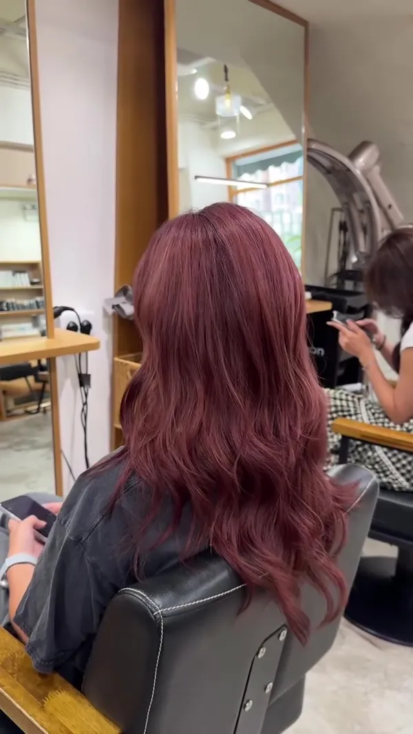 ##yokochan ##YuenLongFemaleHairdresser ##hairmoe 髮型美甲作品