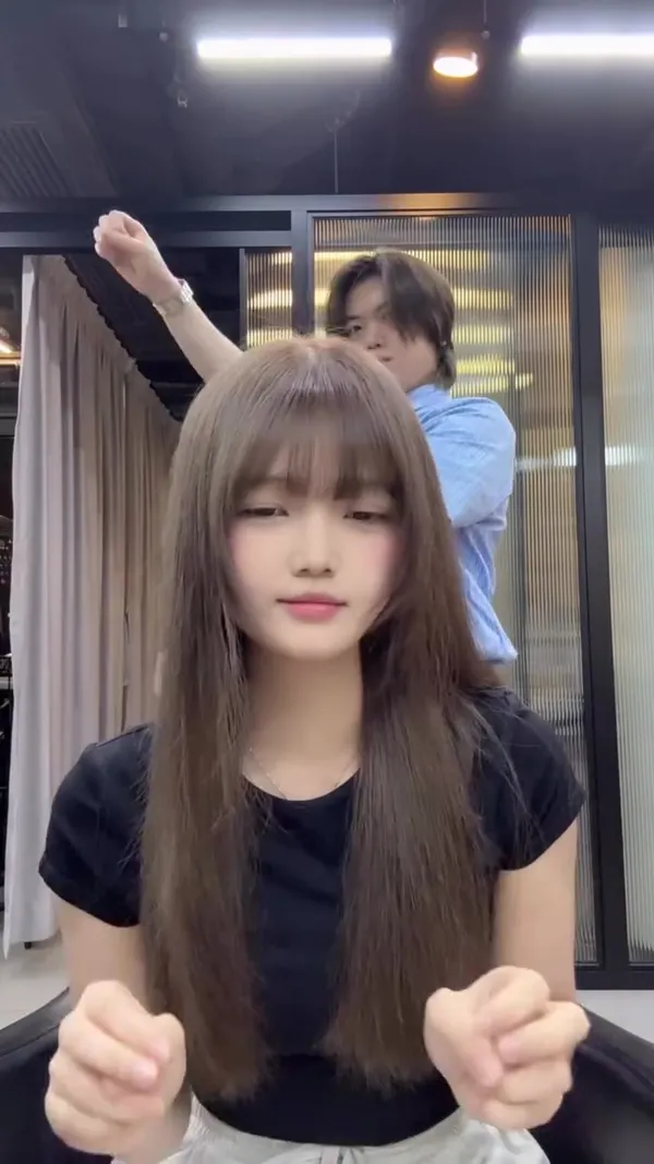 ##HongKongHairstylist ##MongKok ##KoreanHairstyle 髮型美甲作品