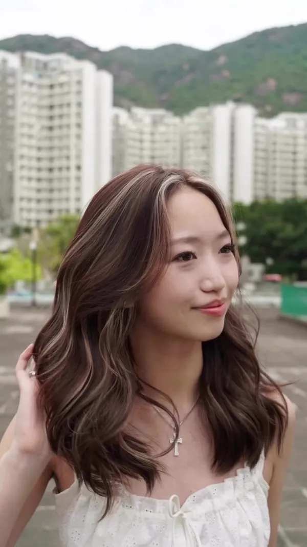 ##TuenMunSalon ##HongKongHairstyle ##EuropeanAmericanBalayage 髮型美甲作品