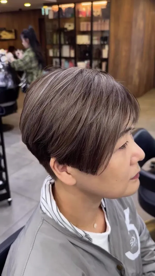##hair ##hairstyle ##hairstylist 髮型美甲作品