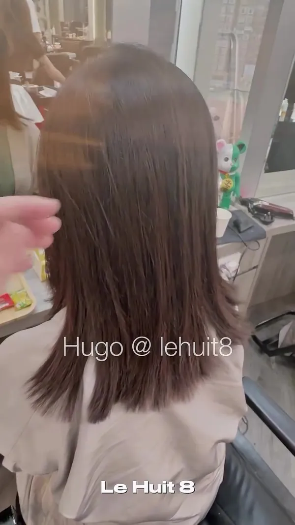 ##LVpro ##WeaklyAcidicStraightening ##ForDamagedHair 髮型美甲作品