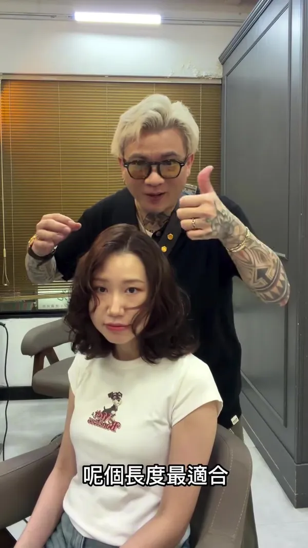 ##JinZhuPerm ##TsuenWanPerm ##YuenLongPerm 髮型美甲作品