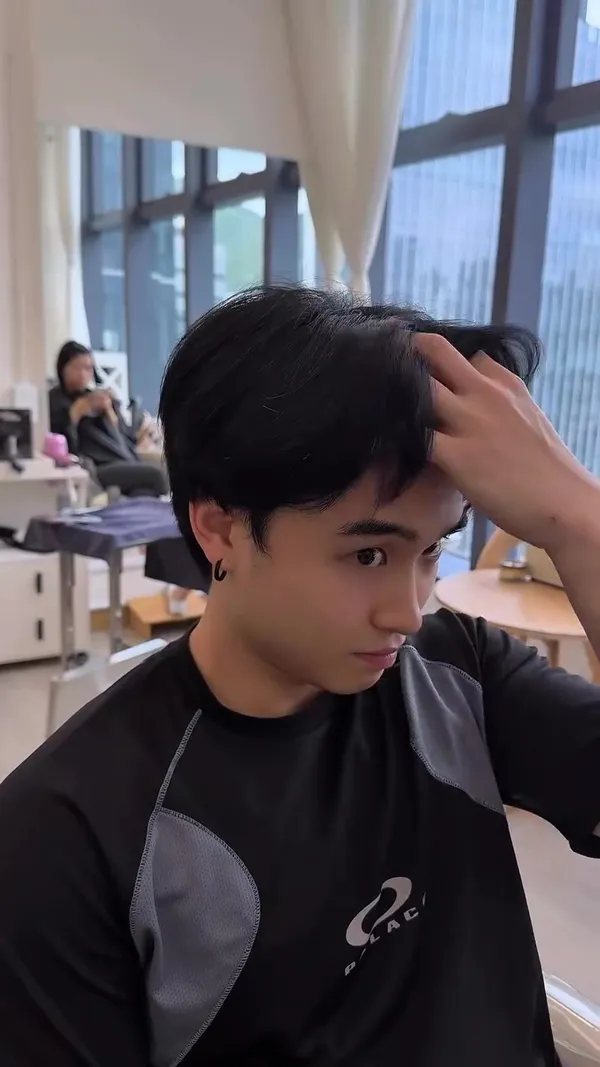 ##荔枝角hairstyle屋 ##男士perming ##perming 髮型美甲作品