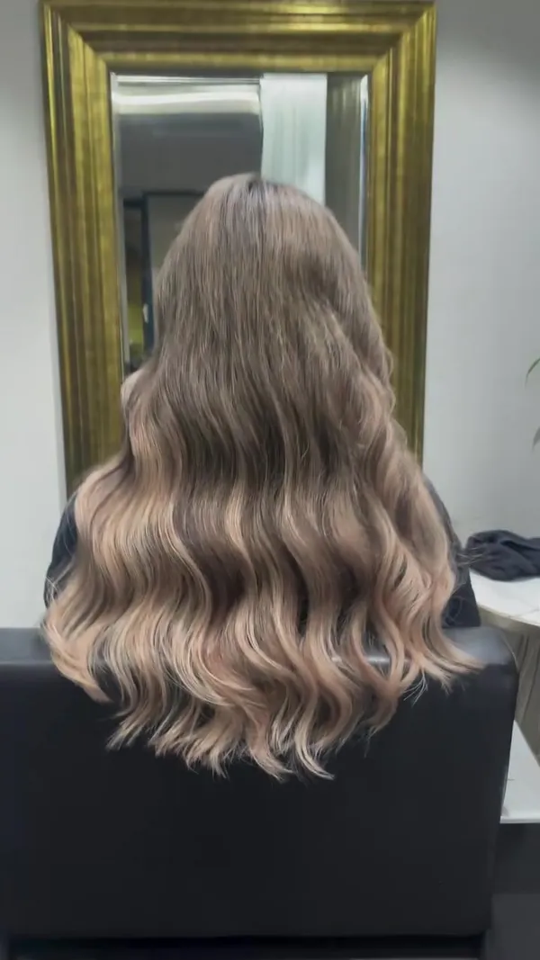 ##hairextensions ##hairextensionhk ##hairextensionshongkong 髮型美甲作品