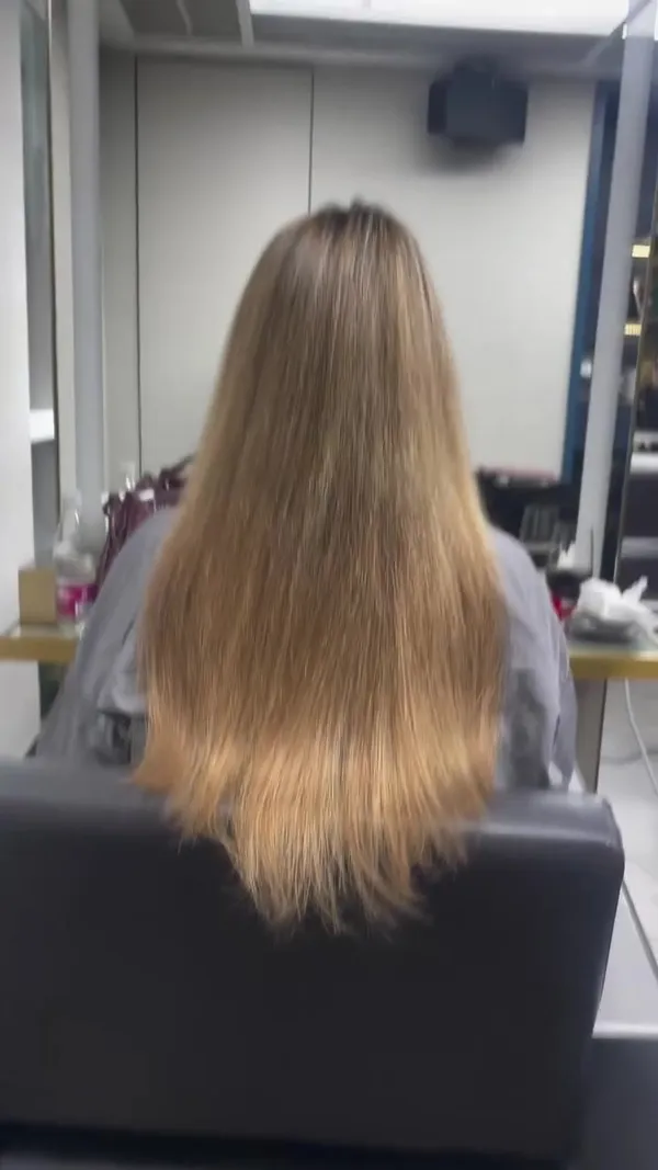##hairextensions ##hairextensionhk ##hairextensionshongkong 髮型美甲作品