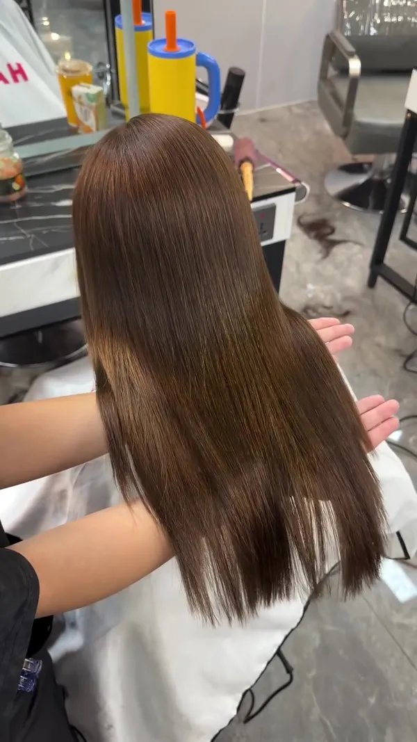 ##Paimorestraightening ##回南天 ##hair 髮型美甲作品