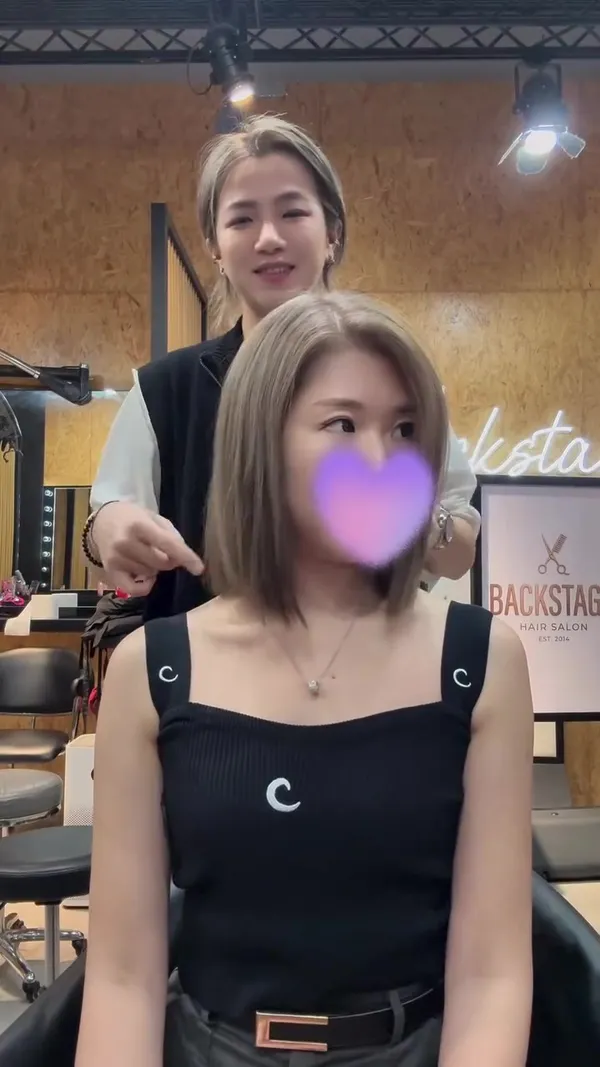 ##hair ##Tuen 髮型美甲作品