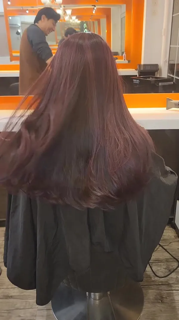 ##highlights ##漸變hair ##大埔hair 髮型美甲作品