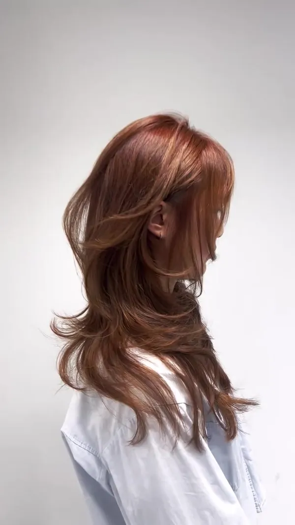 ##Korean ##kanzakihair ##hair 髮型美甲作品