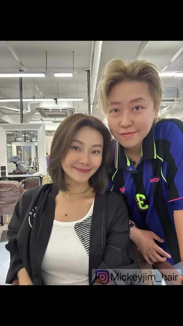 ##mickeyjimhairstylist ##香港女hairstyle師 ##孕婦hairstyle 髮型美甲作品