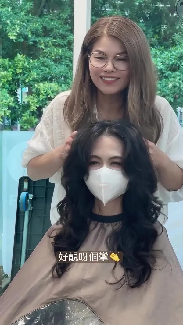 ##anita韓系波紋卷 ##Sha ##perming 髮型美甲作品