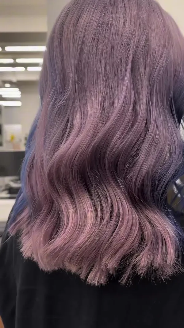 ##TaroPurple ##PurpleHairTransformation ##expathairstylist 髮型美甲作品