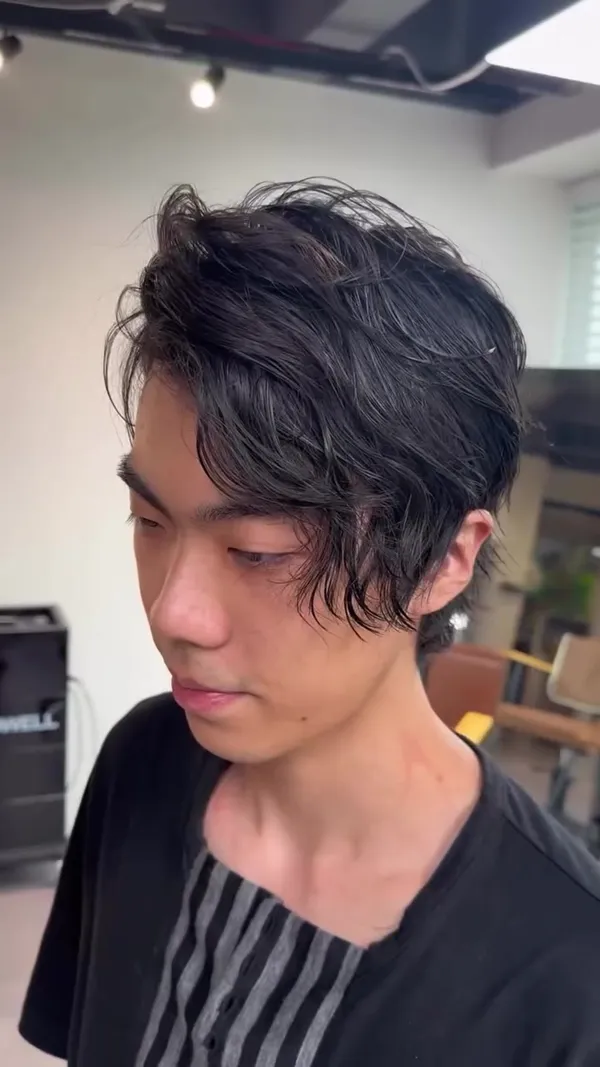 ##香港hairstyle師 ##削刀剪裁 ##男士hairstyle 髮型美甲作品