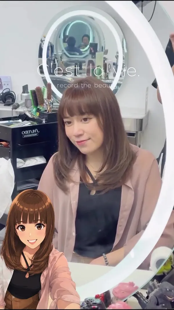 ##樂富hairstyle師 ##樂富hair ##樂富perming 髮型美甲作品