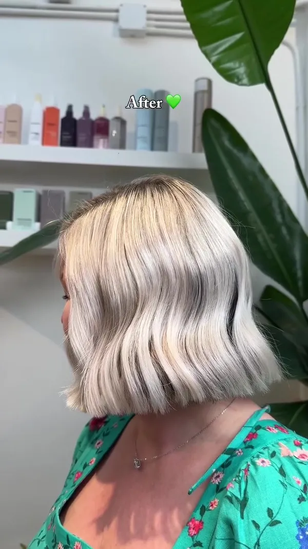 ##LoveHairHK ##HKHairSalon ##PlatinumBlondeHK 髮型美甲作品