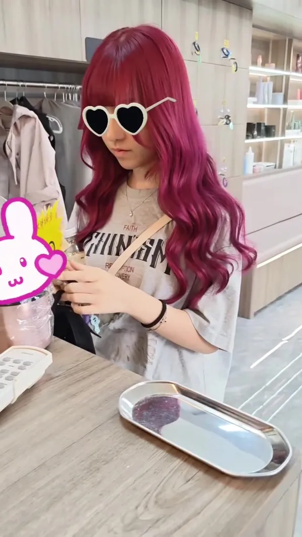 ##hair ##color ##highlights 髮型美甲作品