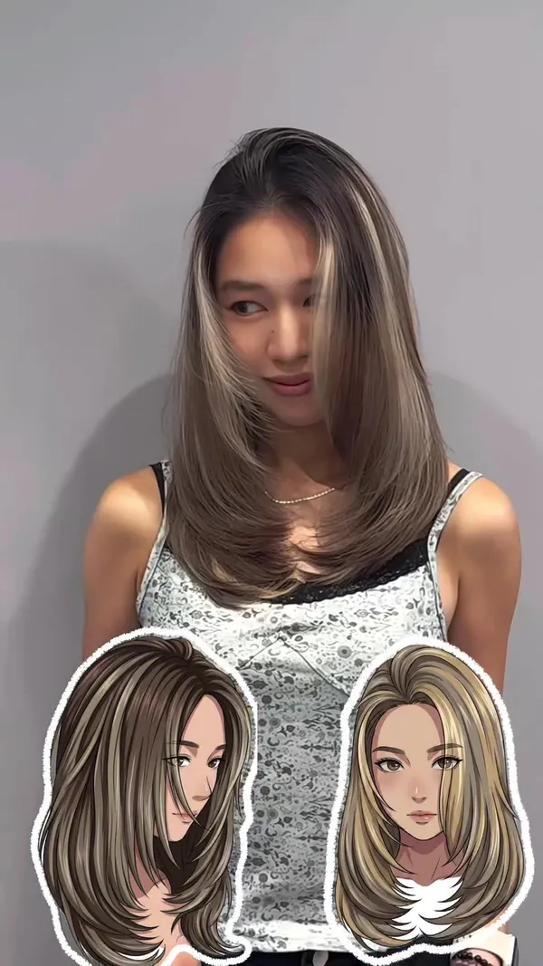 gh_salon.issac ##女士高層次 ##女生髮型 ##荃灣髮型師 hair & nail work