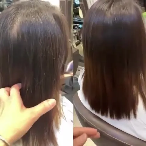 ##LVPro ##水光鏡面straightening 髮型美甲作品