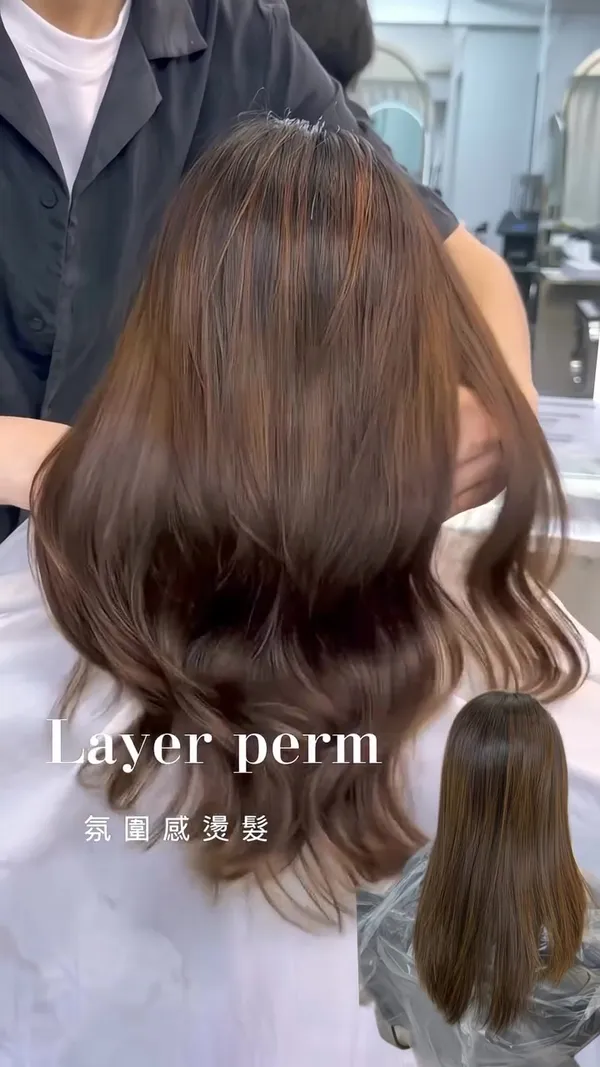 ##小顏瀏海 ##perming ##瀏海 髮型美甲作品