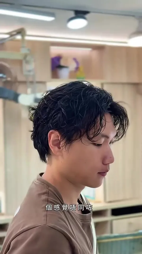 ##男士perming ##韓系hairstyle ##Sha 髮型美甲作品