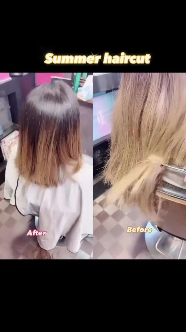 ##haircut ##asia ##tiktok 髮型美甲作品