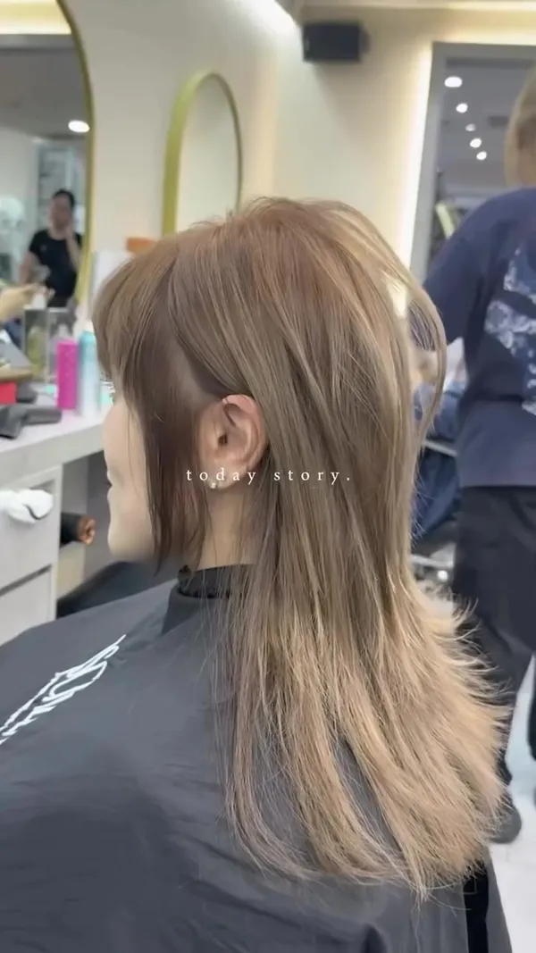 ##港式奶茶色 ##區域染 ##大埔染髮拯救隊 髮型美甲作品