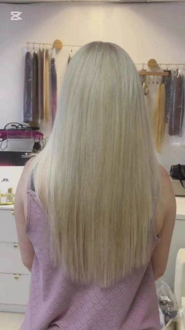 ##hongkonghairextensions ##blondehairextensions ##hairextensionhongkong 髮型美甲作品