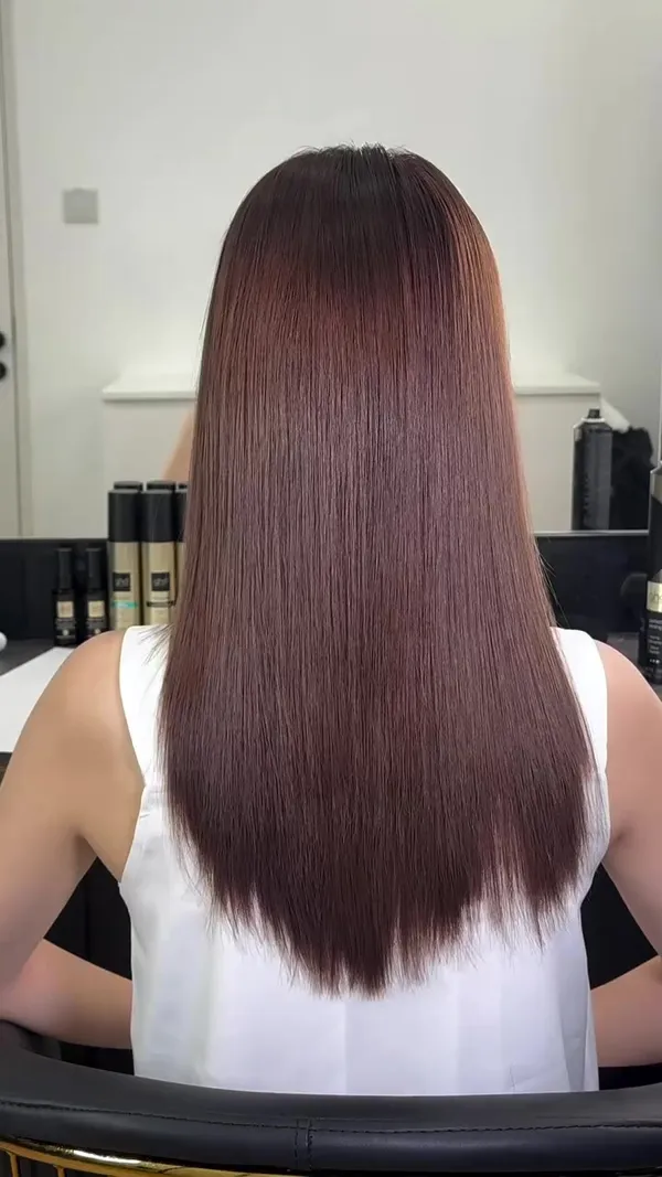 ##hairstraightener ##ghdsculpt ##glasshair 髮型美甲作品