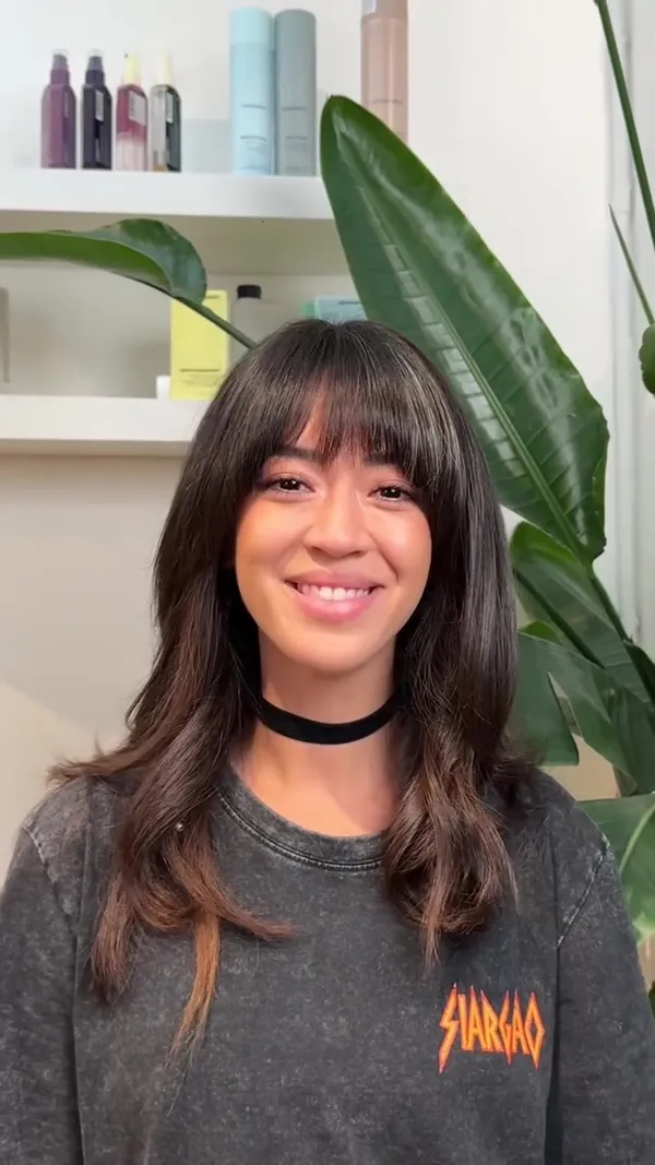 ##FringeGoals ##BangsSeason ##LoveHairHK 髮型美甲作品