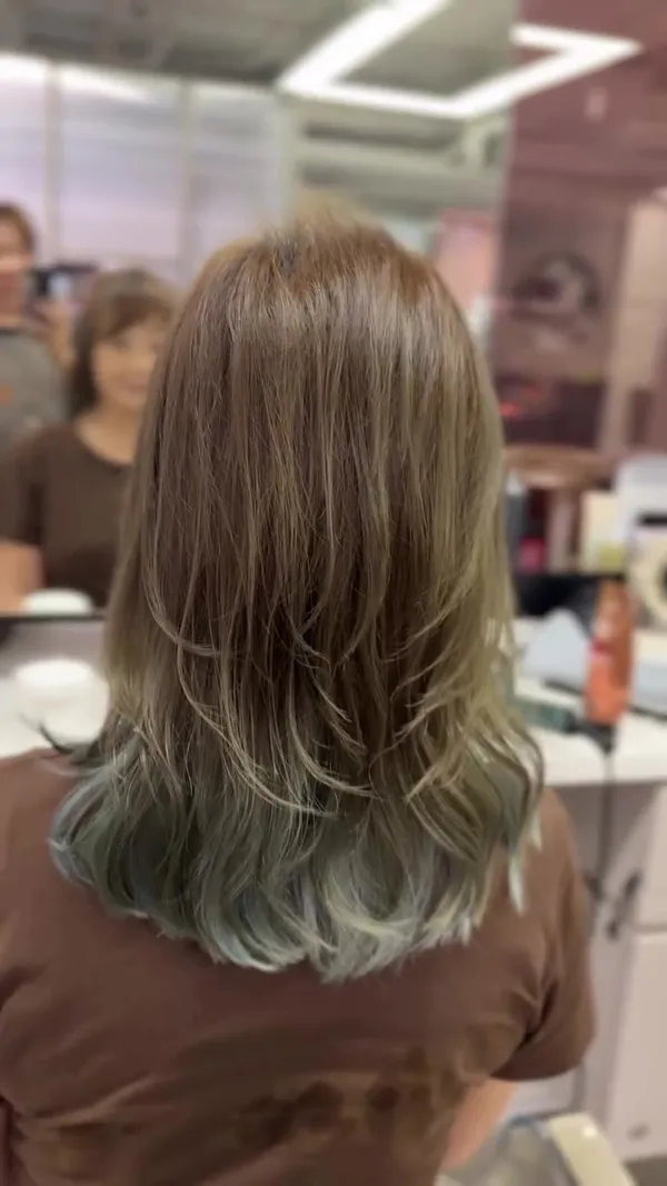##Tsim ##女hairstyle師 ##goldilocks 髮型美甲作品