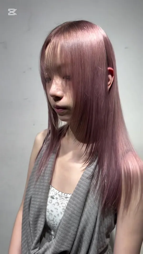 billy_wongo3o ##haircolor ##pinkhair ##beforeafter hair & nail work