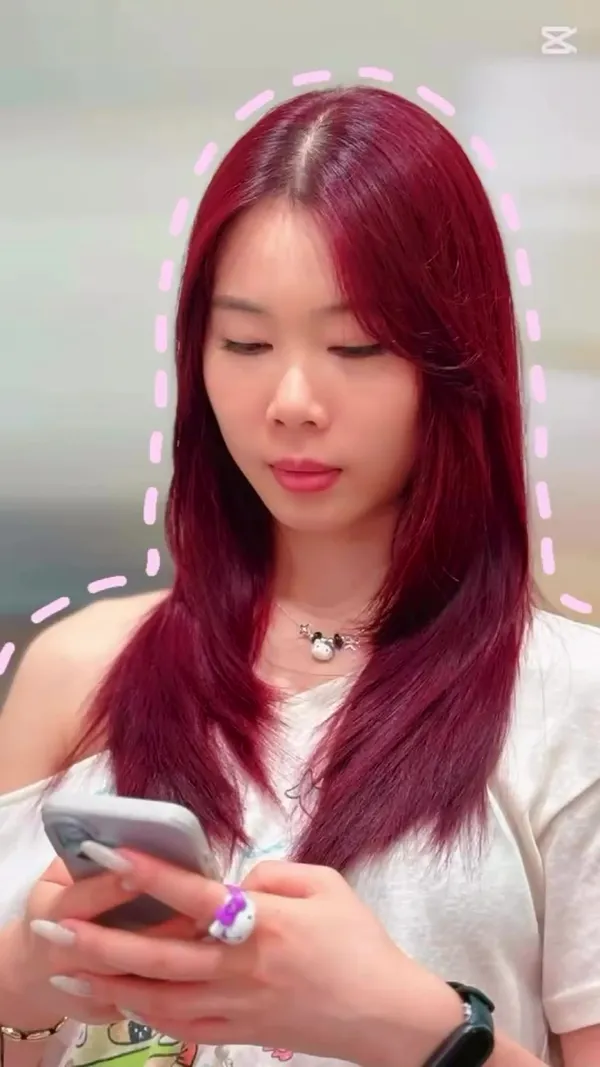##sincesalon ##馬鞍山hairstyle屋 ##免漂紅髮 髮型美甲作品