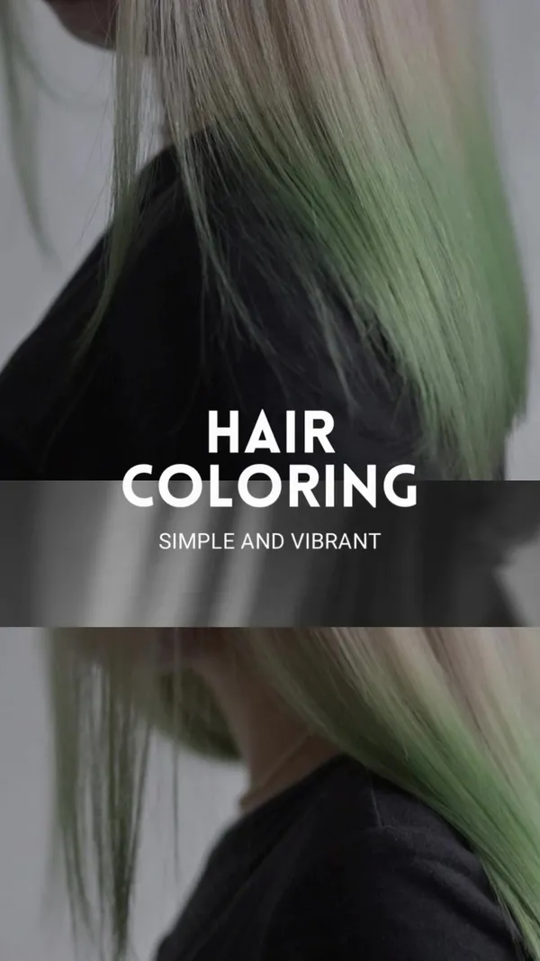 ##coloring ##section ##hairstyle 髮型美甲作品