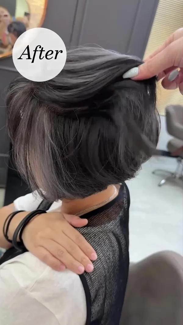 ##Yuen ##peggy特調染 ##女hairstyle師 髮型美甲作品