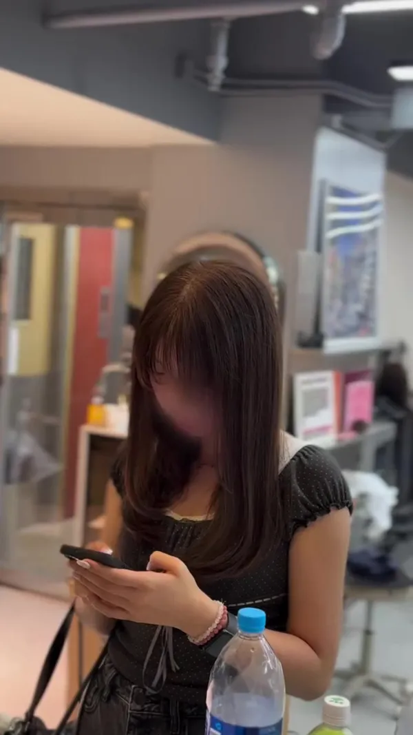 ##挑染 ##染髮 ##highlights 髮型美甲作品