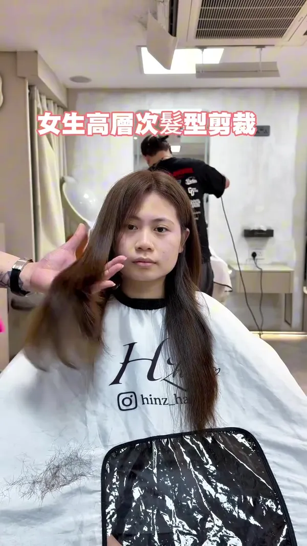##高layershairstyle ##Tsuen ##Tsuen 髮型美甲作品