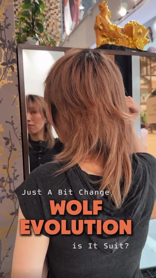 ##saloniconcolourwanchai ##灣仔hairstyle師 ##wolfcut 髮型美甲作品