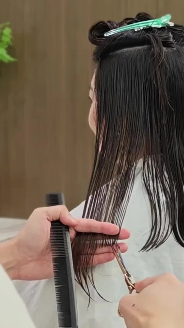 ##剪頭髮 ##balayage ##highlight 髮型美甲作品