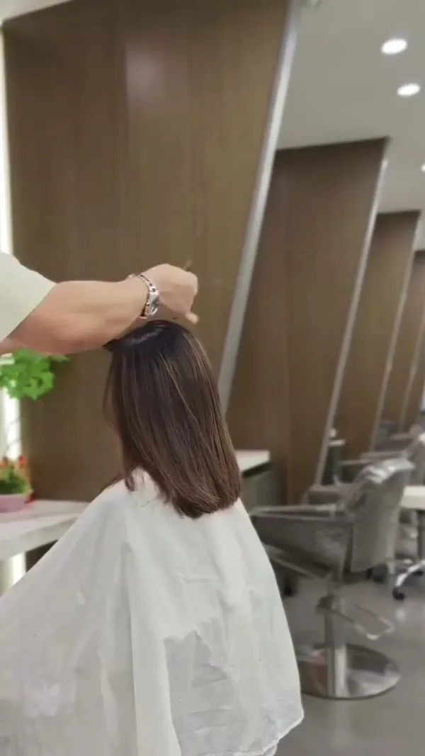 ##剪頭髮 ##balayage ##highlight 髮型美甲作品