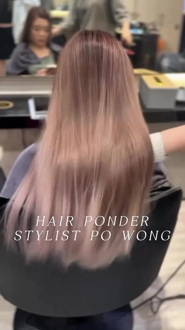 ##漂染 ##balayage ##巴黎畫染 髮型美甲作品