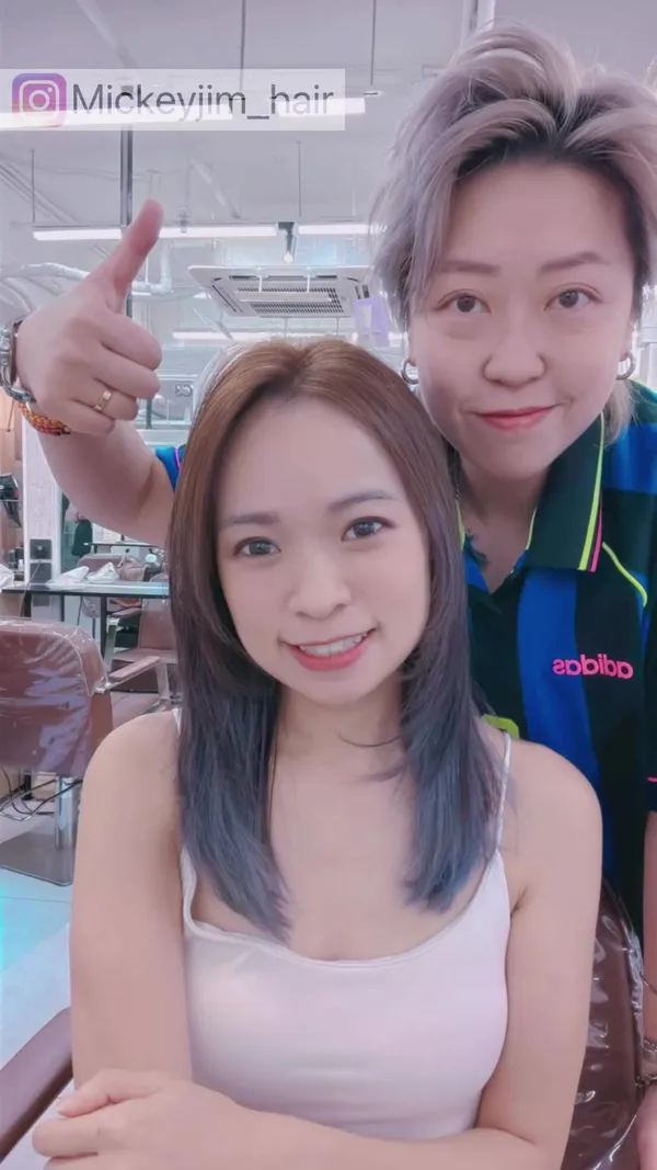 ##HongKongFemaleHairstylist ##MintChocolateRiceBrown ##BleachFreeCollectionHairColour 髮型美甲作品