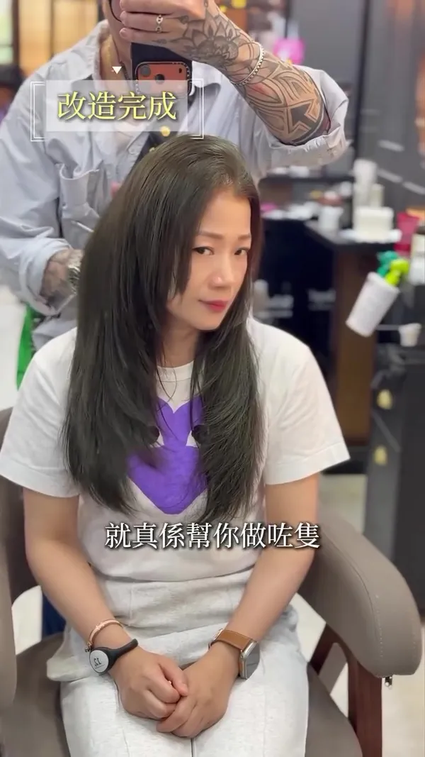 ##BigMakeover ##HairstylistBen ##TsuenWanHairColouring 髮型美甲作品