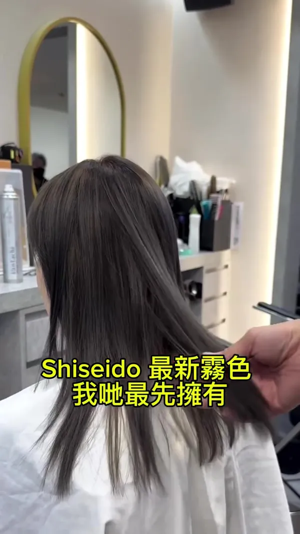 ##GrayHairDye ##CoolGrayTone ##HairImprovement 髮型美甲作品