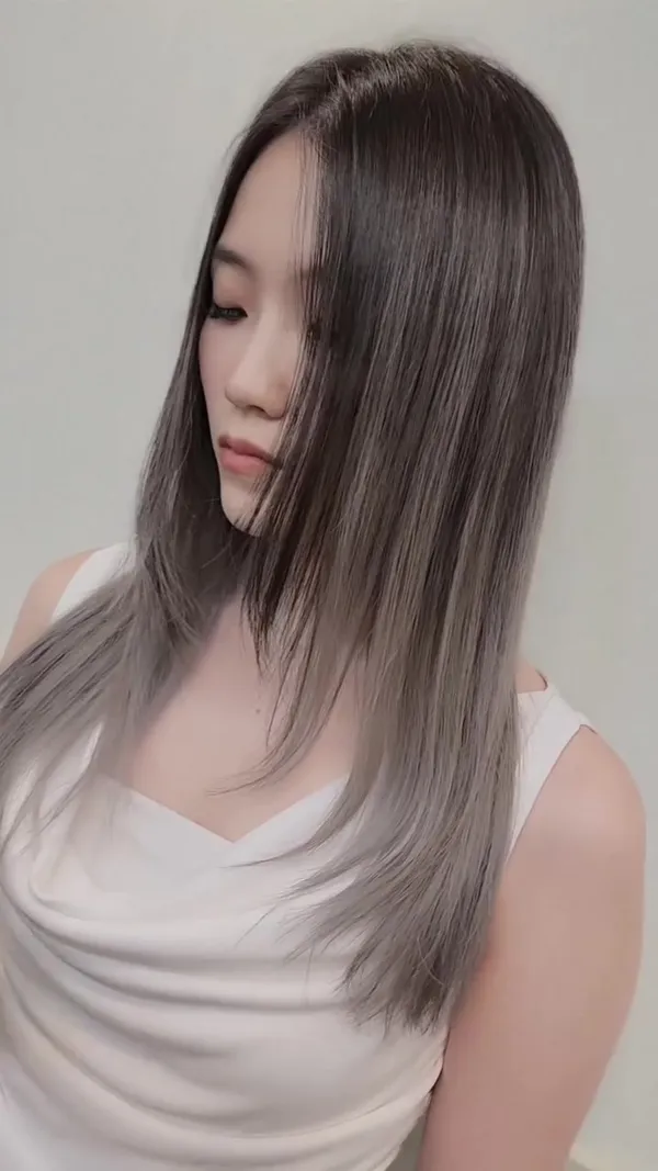 ##Hairstyle ##Highlights ##MistyHairColor 髮型美甲作品