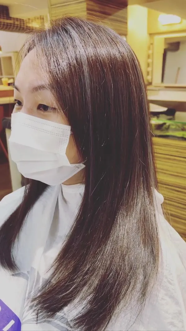 donchow_lehuit8 ##Yuen ##Korean ##Straightening 髮型美甲作品