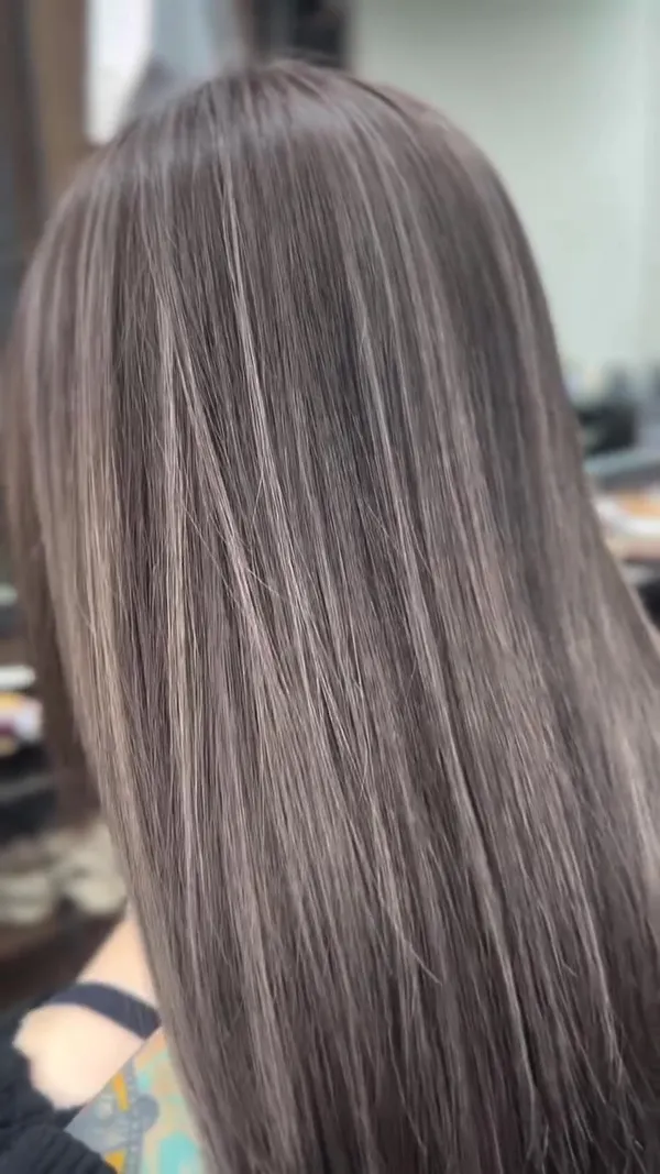 hair_zarrukchan ##Highlight ##CoexistenceWithGrayHair ##Highlighting hair & nail work