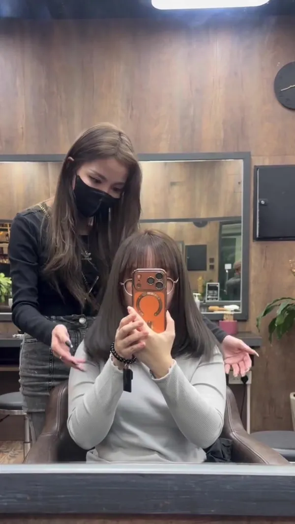hair_zarrukchan ##TeaBrown ##NoBleachHairColor ##YuenLongHairDye hair & nail work