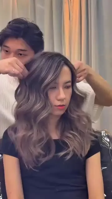 ##waynelihair ##ashblondehighlights ##CentralHairSalon 髮型美甲作品