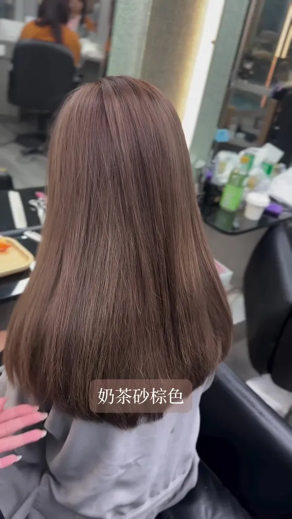 ##HairColoring ##paimore ##StraighteningTreatment 髮型美甲作品